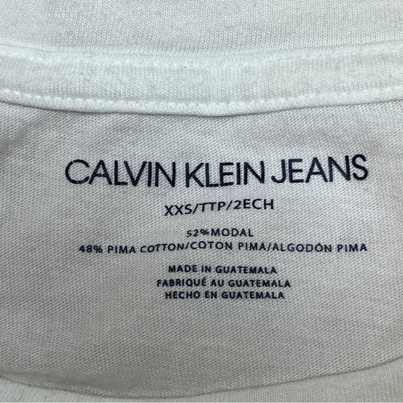 Calvin Klein xxs crop top tshirt - Picture 3 of 12